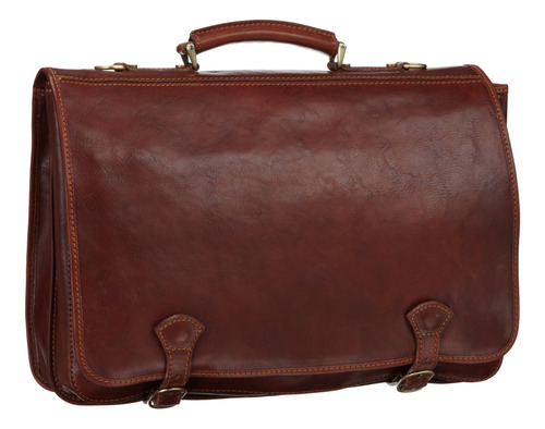 Floto Luggage Piazza - Bolso Bandolera, Marron), 4010brown