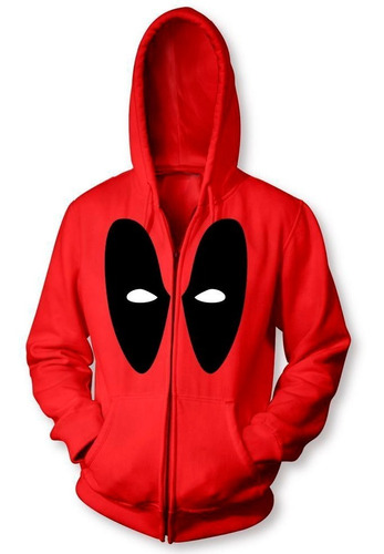 Sudadera Hoodie Chaqueta Deadpool Ojos Unisex Envio + Regalo