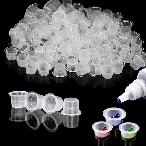 Tattoo Ink Caps- Yuelong 1000pcs Tattoo Ink Cups Disposable