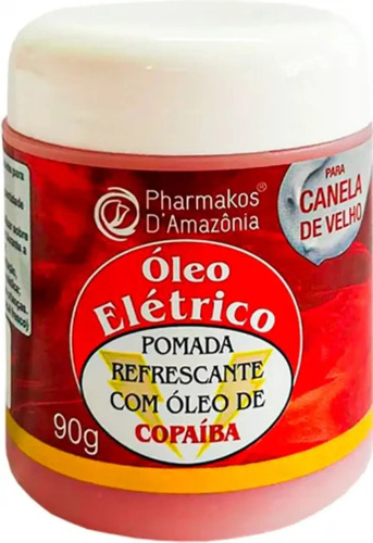  Pomada Refrescante Com Óleo Elétrico De Copaíba 90g Amazônic