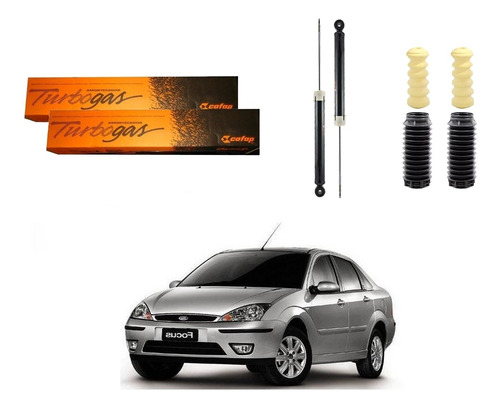 Imagem 1 de 6 de Kit Amortecedor Traseiro Cofap, Ford Focus Sedan 1.6 2006