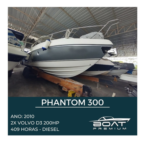 Phantom 300, 2010, 2x Volvo Penta - Focker - Real - Yacxo