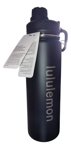 Termo Lululemon Back To Life Sport 710ml Acero Inoxidable Negro