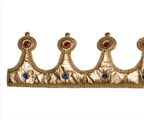 Cetro De Rey Azul Y Dorado Para Cosplay – Bastón Decorativo De Halloween Y Fiestas De Disfraces