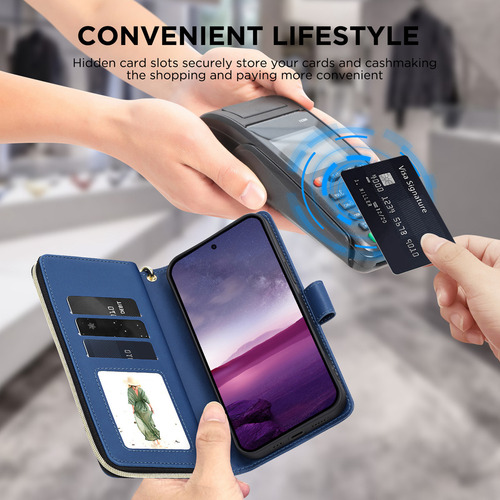 Funda De Piel Tipo Cartera Para Samsung Galaxy S22 Ultra S22 Plus