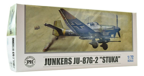 Premium Hobbies Junkers Ju87g2 Stuka 1:72 Kit De Modelo...