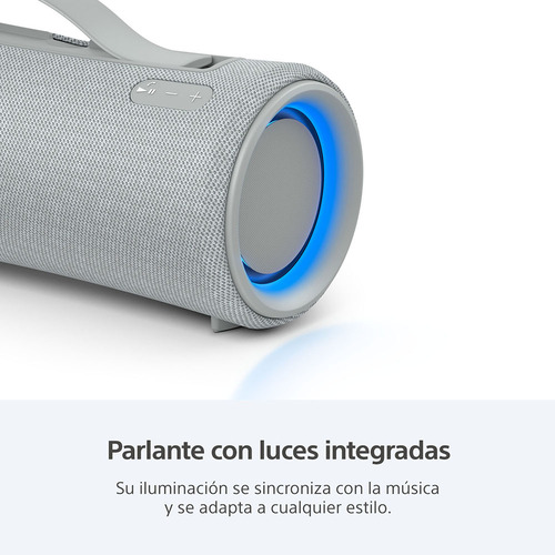 Parlante Sony Srs-xg300 Portátil Inalámbrico Grey Gris