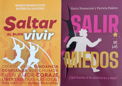 2 Libros Saltar Vivir + Salir De Miedos Massaccesi Ateneo