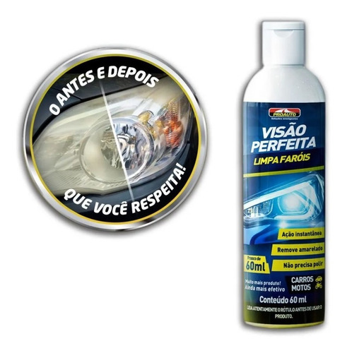 Revitalizador Limpa Farol Proauto - Tira Fosco Amarelado