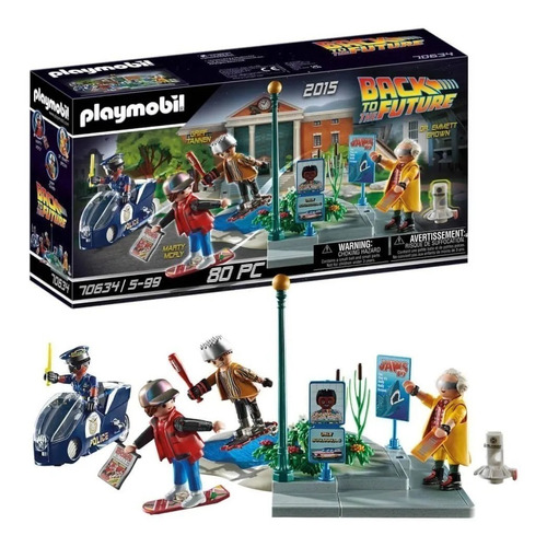 Playmobil - De Volta Para O Futuro Parte Ii Com Fuga