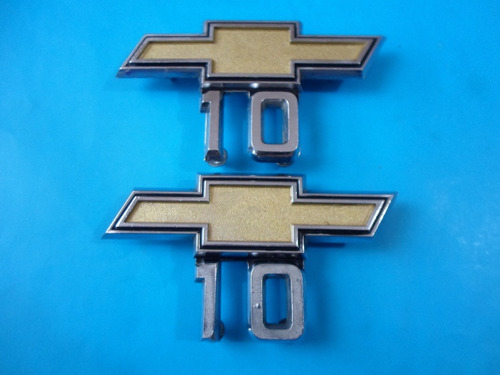 Emblemas Chevrolet C/10 Camioneta Clasica Originales Par