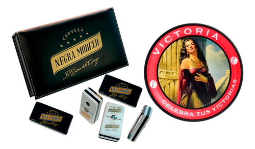 Domino Profesional Negra Modelo + Portavasos Galas # 6