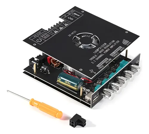 Zxmei Zk-ht21 Tda7498e 2.1 Canais, 160 Wx2+220 W, Ip Digital