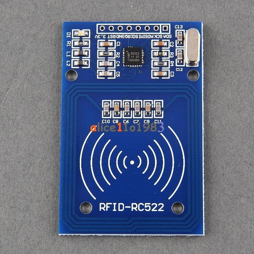 Imagen 6 de 7 de Kit Rfid Rc522 Con Lector + Llavero + Tarjeta Para Arduino
