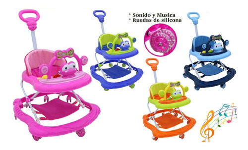 Caminador Bebe Piano Y Luces Niño Niña Andadera Infantil Wow