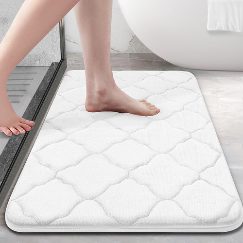 Alfombra Para Baño Antideslizante (60cmx91cm) Blanco