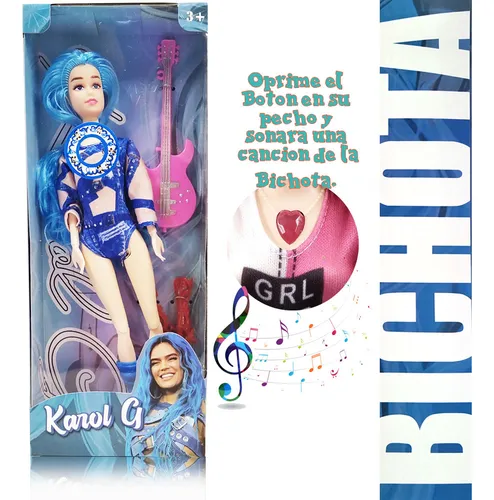 Muñecas Karol G Juguetes Figura Bichota Juguetería