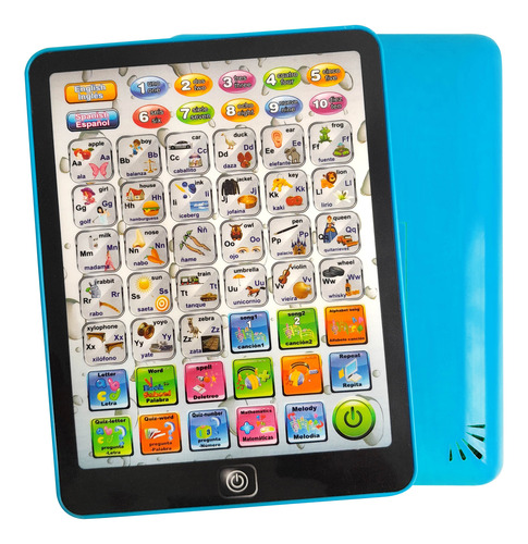 Tablet Aprendizaje Didáctica Educativa Inglés/español - 8145 Celeste