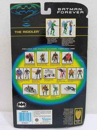 Acertijo The Riddler Batman Forever Dc Kenner 1996 (Usado)