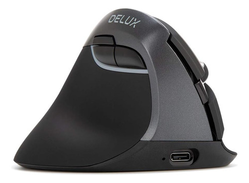 Delux Mouse Vertical Para Zurdos, Reduce La Tensión De Las M