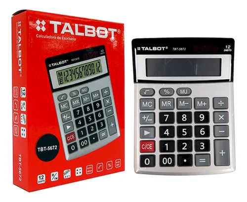Calculadora Talbot De Escritorio 12 Digitos 5672