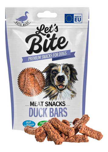 Let´s Bite Dog Meat Snacks Duck Bars 80gr. Np