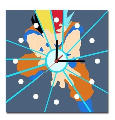 Poster Reloj Dragon Ball [24x24cms] [ref. Rdb0410]