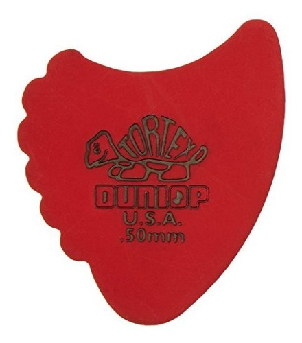 Aletas De Tortex Dunlop 414r50, Rojo, .50 Mm, 72 / Bolsa