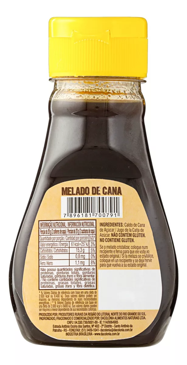 Terceira imagem para pesquisa de melado de cana