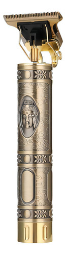 Maquina De Barbear Cabelo Pézinho Recarregavel Detalhe Buda