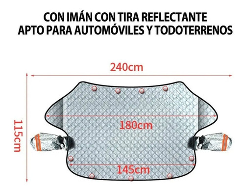 Protetor Uv Solar Carro Parabrisa Papelao Externo Windshield
