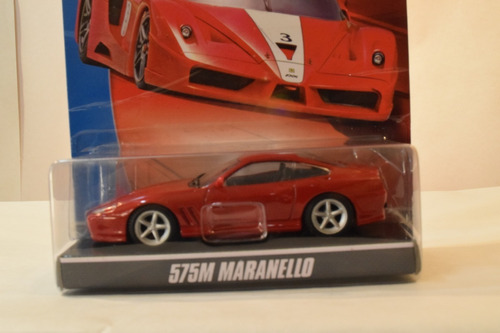 Ferrari 575m Maranello Rojo Hotwheels  C/ 1/43 Caja