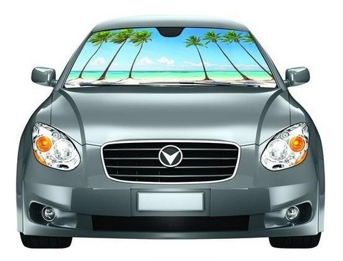 Parasol Universal Para Autos Island Breeze Reversible 2 En 1