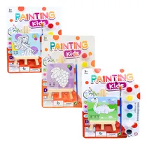 Comprar Kit De Arte Y Pintura Dibujo Niños 12 Pzas Caballetes
