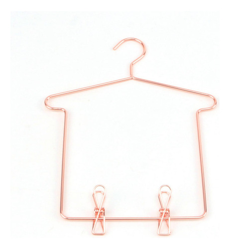 Perchero De Metal Para Vestido De 5 Piezas, Rosa Dorado