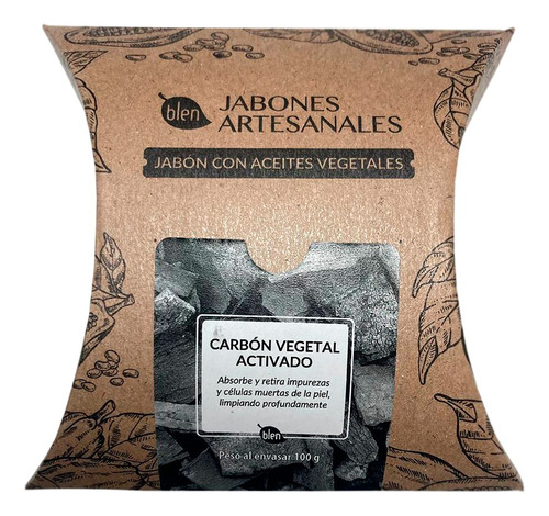 Jabón Artesanal Carbon Activado Blen