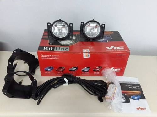 Kit Faros Auxiliares Fiat Uno Novo 2010 En Adelante Vic