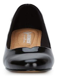 Tacones Ver40263 Plantilla Comoda Suave Punta Cerrada Charol