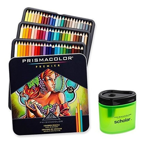 Lápiz De Colores Prismacolor Premier Soft Core, 72 Colores