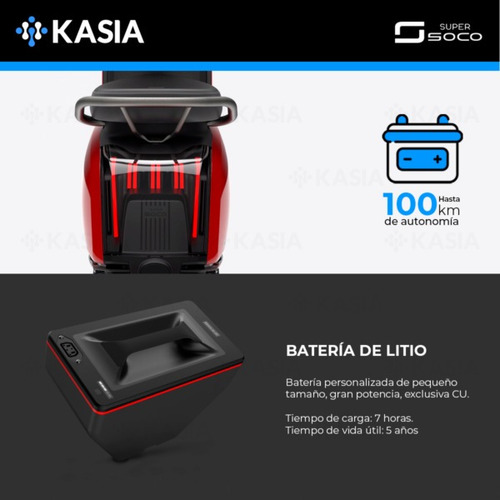Moto Electrica Supersoco Cux Original 2788w 30ah Kasia