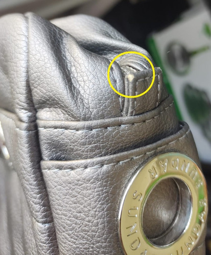 Imagen 4 de 5 de Sundar Bolsa Cross Body Laura Estaño Pequeña Imperfecciones