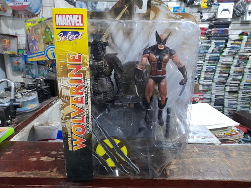 Figura Marvel Select Wolverine Brown Completo Diamond Toys