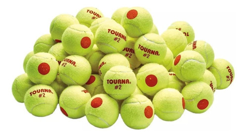 Bolsa Con 18 Pelotas De Tenis Infantil Punto Naranja