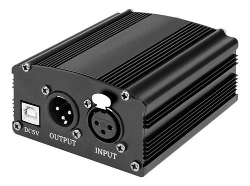 Phantom Power Usb Fonte 5 V Fonte 48 V Cable XLR P/ Micrófono - Waver