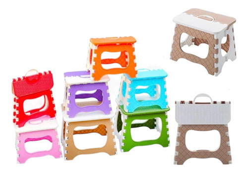 Silla Plegable Portátil Para Niños Piso Taburete Hogar