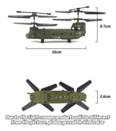 Helicóptero Rc Structoys, Aeronave De Transporte De Doble 3