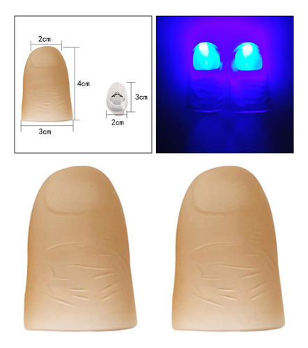 2 Pairs Of Magic Kits Glow Fingers