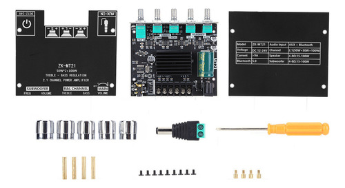 Para Nuevo Placa Amplificadora Estéreo Zk-mt21 2.1 Canais