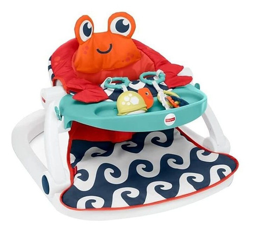 Fisher-price Sit-me-up Floor Seat With Tray Crab, Infant Ch.