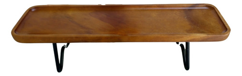 Wood Mexico Tabla Para Quesos Larga Con Base De Metal